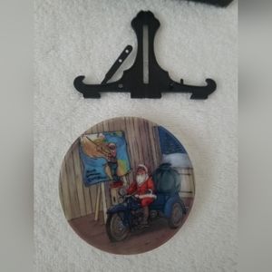 1996 Harley Davidson Limited Edition (8th) Mini plate Christmas ornament